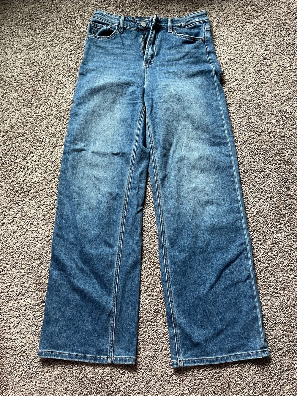 Wide leg denim